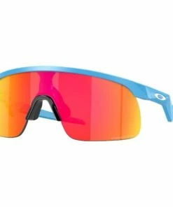 Lunettes Enfant Oakley Resistor Bleu Ciel- Verres Prizm Ruby