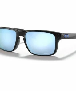 Lunettes Oakley Holbrook Polished Black - Prizm Deep Water Polarized