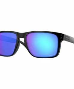 Lunettes Oakley Holbrook XL Noir Mat - Verres Prizm Sapphire Polarisé