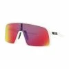 Lunettes Oakley Sutro Gris Blanc Mat - Prizm Road -Vélos Soldes 2023 lunettes oakley sutro gris blanc mat prizm road