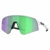 Lunettes Oakley Sutro Lite Sweep Blanc Mat - Verres Prizm Route Jade -Vélos Soldes 2023 lunettes oakley sutro lite sweep blanc mat verres prizm route jade