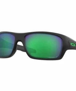 Lunettes Oakley Turbine Noir Mat - Verres Prizm Jade Polarisé