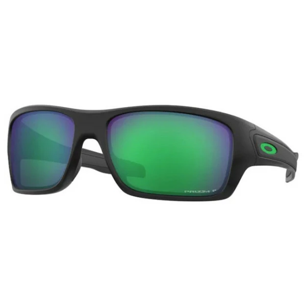 Lunettes Oakley Turbine Noir Mat - Verres Prizm Jade Polarisé 3 Lunettes Oakley Turbine Noir Mat - Verres Prizm Jade Polarisé