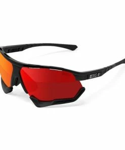 Lunettes Scicon Aerocomfort Noires Verres SCN-PP Rouges Multi-Reflets