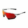 Lunettes Scicon Aerotech Glace Mat Verres SCN-PP Rouges Multi-Reflets -Vélos Soldes 2023 lunettes scicon aerotech glace mat verres scn pp rouges multi reflets