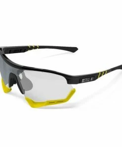 Lunettes Scicon Aerotech SCN-XT Noir/Jaune Verres Photochromiques Argent