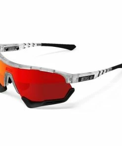 Lunettes Scicon Aerotech XL Glace Mat Verres SCN-PP Rouges Multi-Reflets