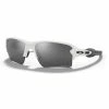 Lunettes Vélo Oakley Flak 2.0 XL Polished White/Grey - Prizm Black Polarized -Vélos Soldes 2023 lunettes velo oakley flak 20 xl polished white grey prizm black polarized