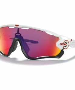Lunettes Vélo Oakley Jawbreaker - Blanc Poli - PRIZM Road
