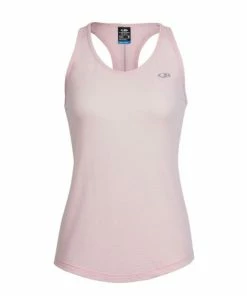 Maillot De Corps Icebreaker Comet Lite Singlet - Rose