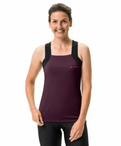 Maillot-Débardeur Femme Vaude Matera Top Cassis -Vélos Soldes 2023 maillot debardeur femme vaude matera top cassis 2