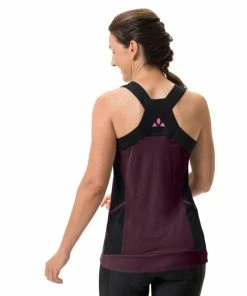 Maillot-Débardeur Femme Vaude Matera Top Cassis -Vélos Soldes 2023 maillot debardeur femme vaude matera top cassis 3