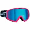 Masque VTT Kenny Track+ Rose Fluo -Vélos Soldes 2023 masque vtt kenny track rose fluo
