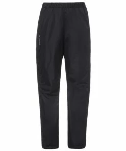 Pantalon De Pluie Femme Vaude Fluid Full-Zip - Noir