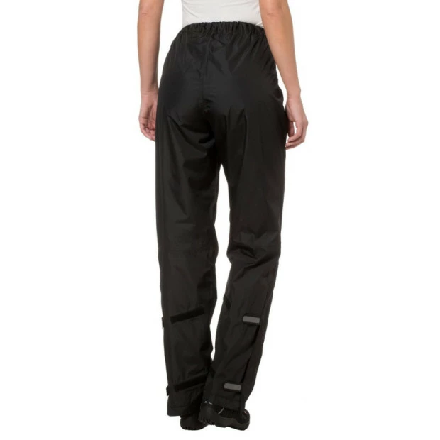 Pantalon De Pluie Femme Vaude Fluid - Noir 6 Pantalon De Pluie Femme Vaude Fluid - Noir - Image 4