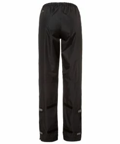 Pantalon De Pluie Femme Vaude Fluid S/S+L/S - Noir -Vélos Soldes 2023 pantalon de pluie femme vaude fluid ssls noir 2