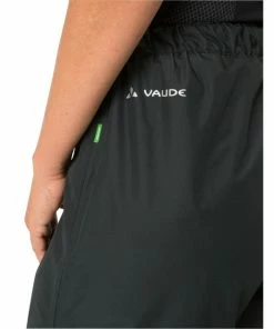 Pantalon De Pluie Femme Vaude Fluid S/S+L/S - Noir -Vélos Soldes 2023 pantalon de pluie femme vaude fluid ssls noir 4