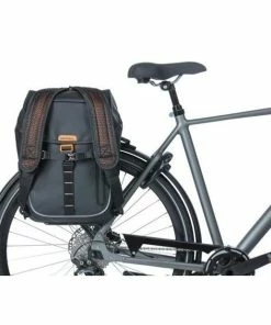 Sac à Dos Basil Miles Tarpaulin Nordlicht 17L Noir/Orange -Vélos Soldes 2023 sac a dos basil miles tarpaulin nordlicht 17l noir orange 5