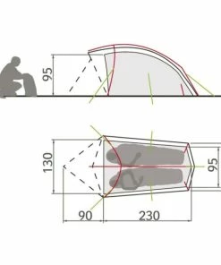 Tente Vaude Taurus 2P Buckeye -Vélos Soldes 2023 tente vaude taurus 2p buckeye 3