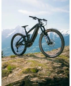 VTT Électrique BIANCHI E-Omnia FX-Type FS XT 12v Couleur Noir/Bleu Clair Taille Cadre 48 (L) -Vélos Soldes 2023 velo electrique e omnia fx type xt 12 bianchi 2