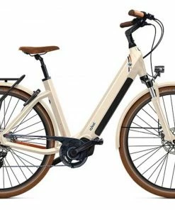 Vélo Urbain Électrique O2FEEL Iswan - Edition Roland-Garros Taille 50 Capacité Batterie 540 Wh Couleur Blanc Lin