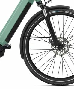Vélo Urbain Électrique O2FEEL Iswan Explorer Boost 6.1 Taille 50 Capacité Batterie 432 Wh Couleur Vert Canopée -Vélos Soldes 2023 velo electrique iswan explorer boost 61 o2feel 1