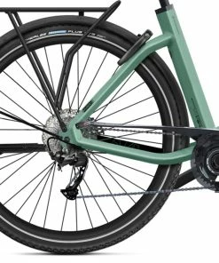 Vélo Urbain Électrique O2FEEL Iswan Explorer Boost 6.1 Taille 50 Capacité Batterie 432 Wh Couleur Vert Canopée -Vélos Soldes 2023 velo electrique iswan explorer boost 61 o2feel 3