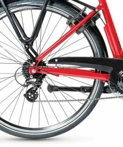 Vélo Électrique Urbain ORGAN'e-Bike Lady 28'' - Gitane Couleur Rouge Taille Cadre 50 (L) -Vélos Soldes 2023 velo electrique urbain organ e bike lady 28 gitane 2