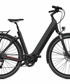 Vélo Urbain Électrique O2FEEL ISwan Explorer Boost 6.1 Bas - 432 Wh Couleur Noir Taille Cadre 55 (L)