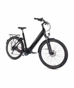 Vélo Urbain Électrique O2FEEL ISwan Explorer Boost 6.1 Bas - 432 Wh Couleur Noir Taille Cadre 55 (L) -Vélos Soldes 2023 velo urbain electrique o2feel iswan explorer boost 61 bas 4