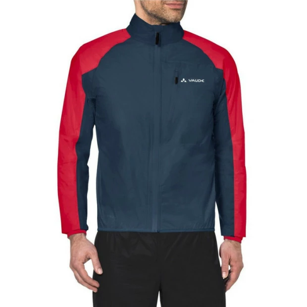 Veste De Pluie Vaude Men's Drop Jacket III Bleu Baltique/Rouge 5 Veste De Pluie Vaude Men's Drop Jacket III Bleu Baltique/Rouge - Image 3