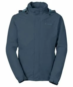 Veste Pluie Vaude Men's Escape Bike Light Bleu Acier