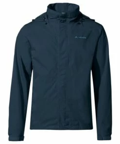 Veste Pluie Vaude Men's Escape Bike Light Bleu Mer Foncé
