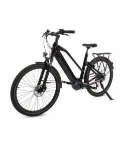 VTC Électrique O2FEEL ISwan Adventure Boost 6.1 Trapèze - 432 Wh Couleur Noir Taille Cadre 45 (S) -Vélos Soldes 2023 vtc electrique o2feel iswan adventure boost 61 trapeze 432 wh 2