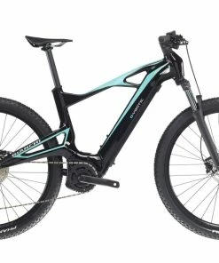 VTT Électrique BIANCHI E-Vertic X-Type X5 9v Couleur Noir / Vert Céleste Taille Cadre 43 (M)