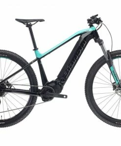 VTT Électrique BIANCHI T-Tronik Sport 9.2 Couleur Noir / Vert Céleste Taille Cadre 21" (XL)